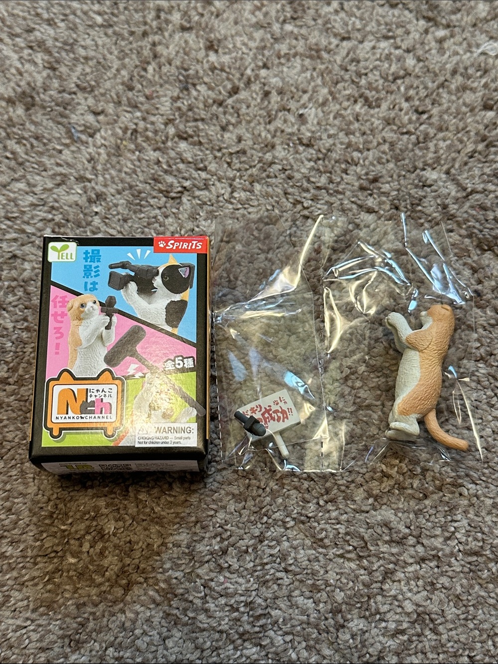 Cat Film Crew Figure